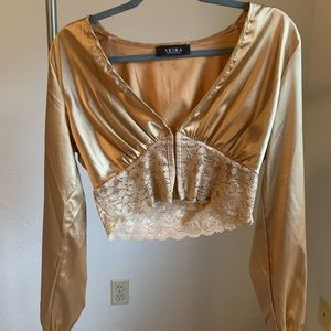 Gold blouse
